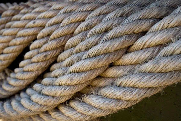 사용된 로프의 — 스톡 사진