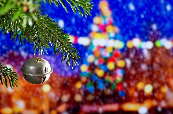 Noel Dekorasyon Noel Ağacı Noel Bell Ile — Stok fotoğraf