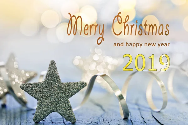 Mutlu Noeller ve mutlu yeni yıl 2019 ile Noel arka plan