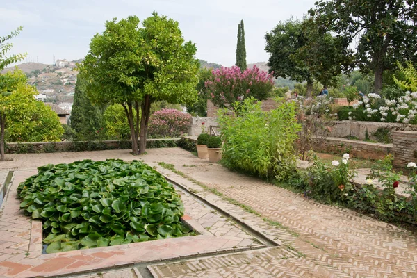 Jardins de Alhambra. Andaluzia. Espanha.Europa . — Fotografia de Stock