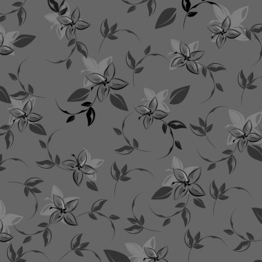 Vektör arka plan çiçekler seamless modeli