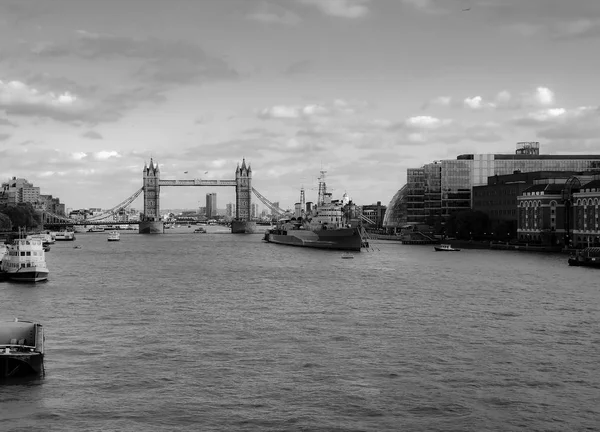 Londres Blanco Negro — Foto de Stock