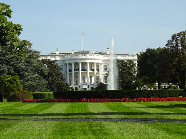 Achtertuin Witte Huis Washington — Stockfoto