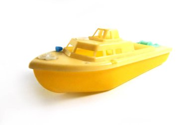 Sarı tekne, çocuk bot, plastik tekne, sarı tekne, çocuk tekne, plastik tekne, tekne oyuncak, oyuncak tekne, parlak sarı, sarı beyaz, yakın çekim, beyaz arka plan, Sovyet vintage, SSCB, eski oyuncak, sap kafası hisse senedi resim, Nostalgishop