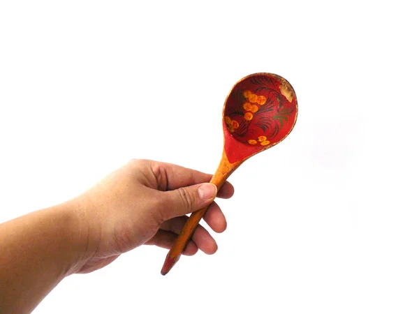 Vintage tahta kaşık, Rus antik, el, el, parmak, Sovyet vintage, eski kaşık, çorba kaşığı, kaşık salatası, dekoratif kaşık, ulusal tarzı, sap kafası kaşık görüntü, Nostalgishop, Nostalgishop görüntü stok