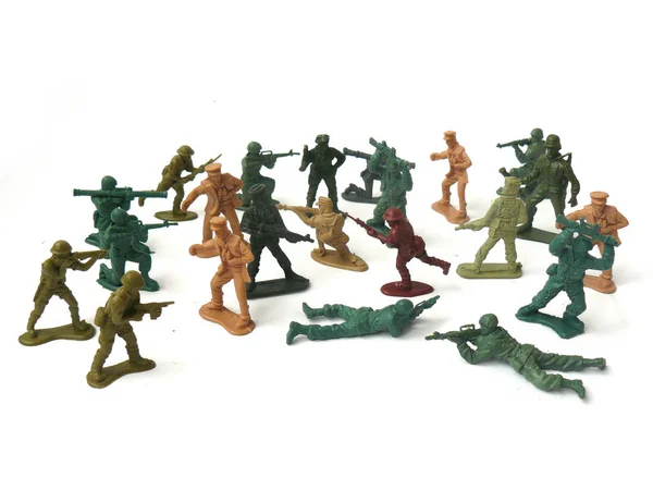 Toy soldiers, Soldiers, set soldiers, Plastic soldiers, Model soldiers, Green soldiers, Vintage soldiers, Army, Soviet army, Soviet vintage, USSR, White background, Close-up, Headstock stock image, Nostalgishop