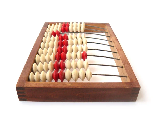 Old Abacus Wooden Abacus Vintage Abacus Headstock Stock Image Antique — Stock Photo, Image