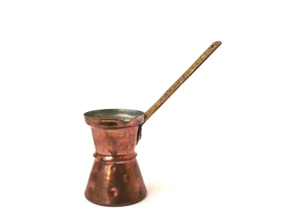Coffee Maker Turk Metal Coffee Maker Copper Coffee Maker Bronze — Stockfoto