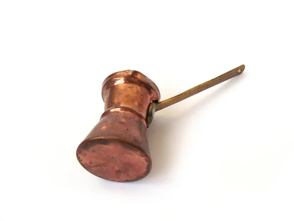 Coffee Maker Turk Metal Coffee Maker Copper Coffee Maker Bronze — Stockfoto