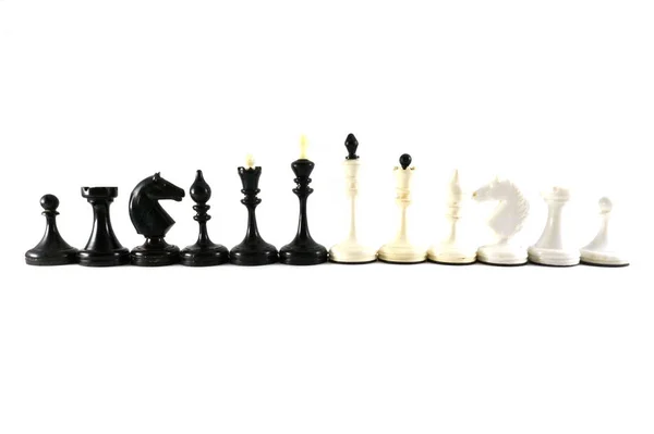 Chess, Chess pieces, Chess box, Wooden chess, Plastic chess, Old chess, Soviet vintage, USSR, White background, Close-up, headstock stock image, Nostalgishop