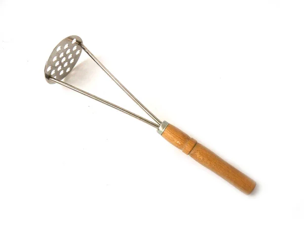 Patates hovarda, mutfak gereçleri, patates, vintage patates kefal, beyaz arka plan, yakın çekim, SSCB, Sovyet vintage, sap kafası stok görüntü, Nostalgishop