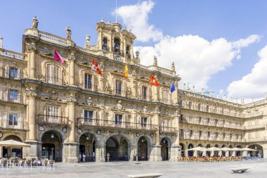 Salamanca, İspanya İspanyolca Plaza Mayor Ana Meydanı denilen