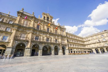 Salamanca, İspanya İspanyolca Plaza Mayor Ana Meydanı denilen