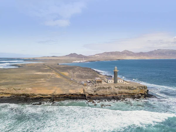 Punta Jandia Lighthouse Located South Fuerteventura Canary Island Spain — Stock Photo, Image