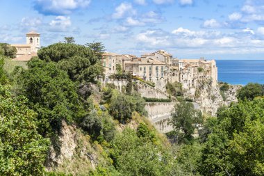 Calabria, İtalya'da tropea güzel kasaba
