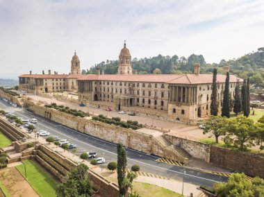 Union Buildings havadan görünümü, Pretoria, Güney Afrika