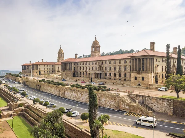 Luchtfoto van de gebouwen van de Unie, Pretoria, Zuid-Afrika — Stockfoto