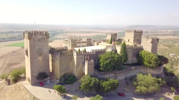 西班牙科尔多瓦省Almodovar del Rio著名城堡 — 图库视频影像