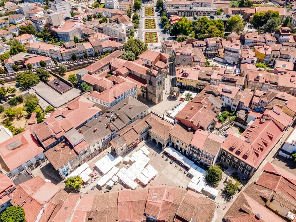 Średniowieczne Centrum Guimaraes Pierwsza Stolica Portugalii — Zdjęcie stockowe