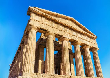 Tapınak Concordia adlı Sicilya, İtalya Adası bölgesindeki Agrigento