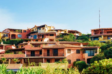 Porto Cervo resort, Costa Smeralda, Sardunya, İtalya, Europe mimarisinde inşa