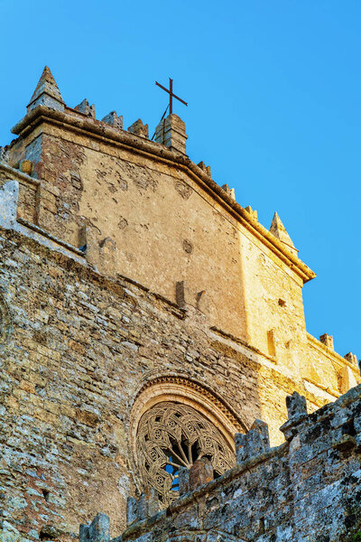 Main Church Chiesa Madre at Erice, Sicily island, in Italy