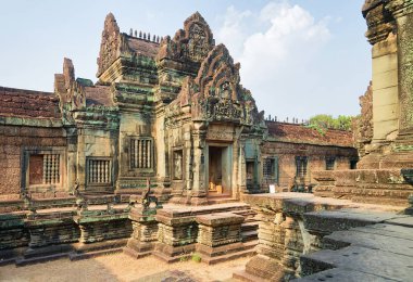 Banteay Samre Tapınağı Angkor, Siem Reap, Kamboçya'da karmaşık.
