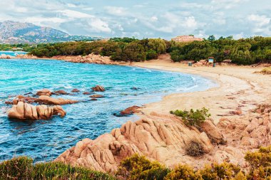 Rocky Capriccioli Beach adlı İtalya, Sardunya Costa Smeralda