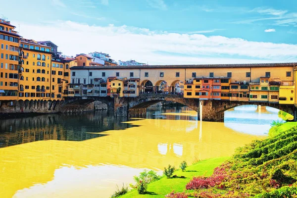 Puente Ponte Vecchio Florencia Italia —  Fotos de Stock