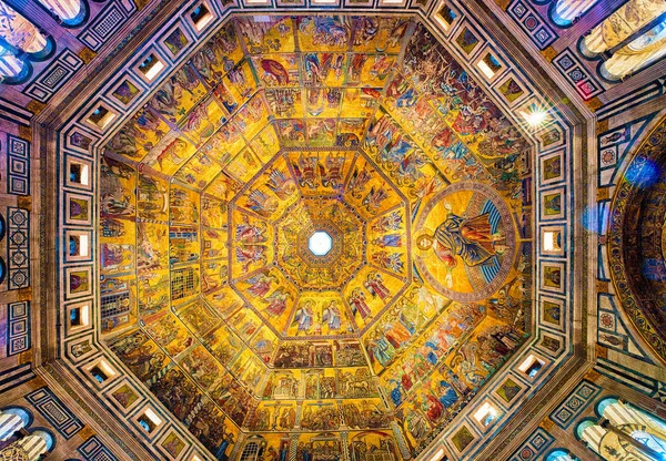 Florencia Italia Octubre 2016 Interior Del Baptisterio Santa Maria Del —  Fotos de Stock