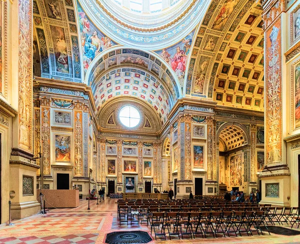 Mantova Ottobre 2016 Interno Della Chiesa Sant Andrea Montegna Mantova — Foto Stock