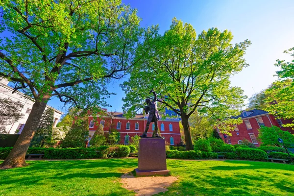Philadelphia Verenigde Staten Mei 2015 Ondertekenaar Standbeeld Ondertekenaars Park Oude — Stockfoto