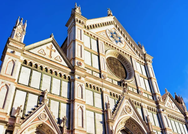 Basiliek Van Santa Croce Het Oude Centrum Van Florence Italië — Stockfoto