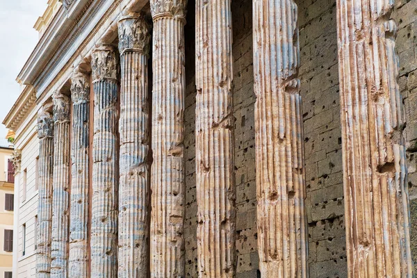 Коринфська Граніту Стовпці Пантеон Римі Італії — стокове фото