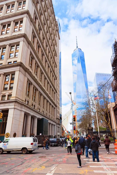New York États Unis Avril 2015 Vue Rue Sur Freedom — Photo