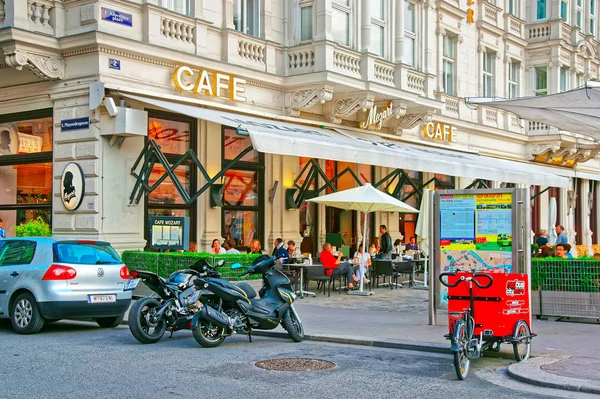 Viena Austria Agosto 2013 Café Mozart Albertinaplatz Viena Austria — Foto de Stock