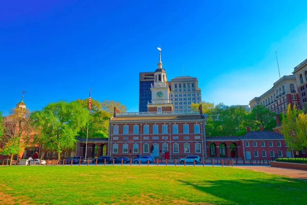 Independence Hall Chestnut Street Philadelphia Pennsylvania Usa Place Constitution Declaration — Stock Photo, Image