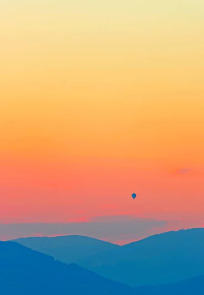 Romantischer Sonnenuntergang Spät Abend — Stockfoto