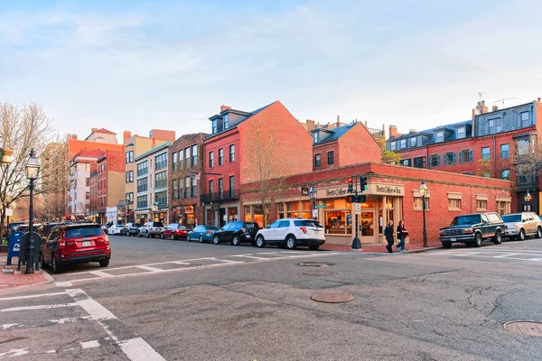 Boston Estados Unidos Abril 2015 Encrucijada Mount Vernon Street Con — Foto de Stock