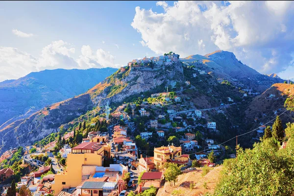 Montaña Taormina Sicilia Italia — Foto de Stock