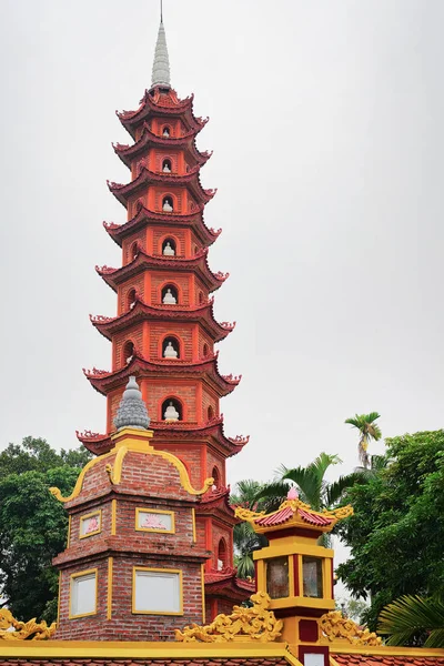 Pagoda Tran Quoc Hanoi Wietnam — Zdjęcie stockowe