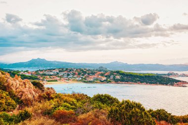 Baja Sardunya İtalya'nın Sardunya Costa Smeralda Akdeniz'de