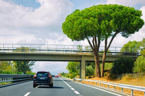 Rom Italien September 2017 Bil Vägen Italien — Stockfoto