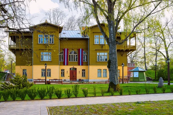 Kuldiga Lotyšsko Květen 2016 Architektura Kuldiga Kurzemě Západním Lotyšsku Kdysi — Stock fotografie