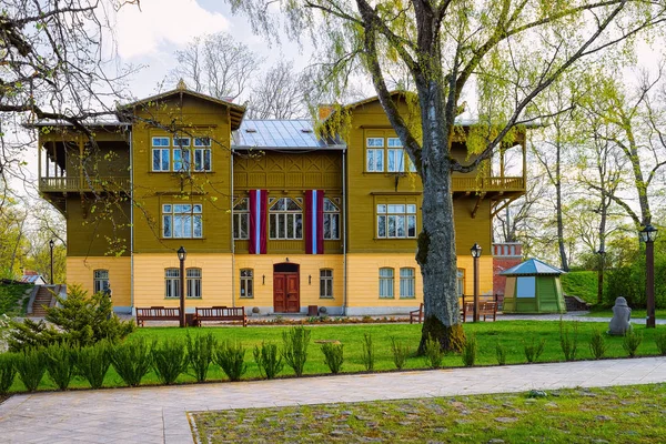Batı Letonya Kurzeme Kuldiga Mimarlık Eskiden Adı Goldingen — Stok fotoğraf