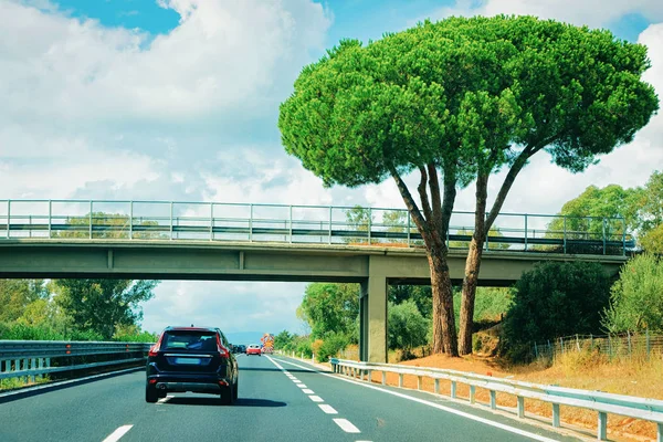 Bil Väg Italien — Stockfoto