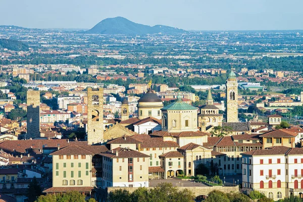 Paisajes Basílica Santa Maria Maggiore Citta Alta Bérgamo Lombardía Italia —  Fotos de Stock