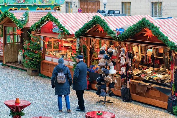 Berlín Alemania Diciembre 2017 Mercado Navidad Opernpalais Mitte Winter Berlín — Foto de Stock