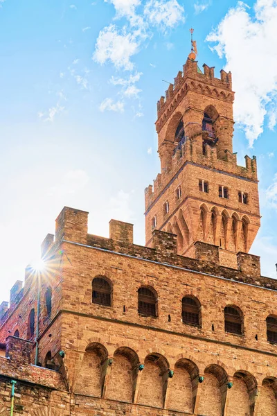 Florença Itália Outubro 2016 Old Palace Palazzo Vecchio Square Signora — Fotografia de Stock