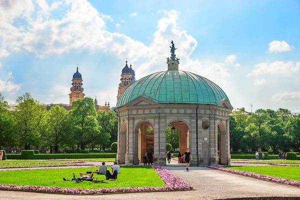 Μόναχο Γερμανία Μαΐου 2013 Ναός Diana Στο Πάρκο Hofgarten Του — Φωτογραφία Αρχείου